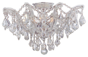 Crystorama - 4437-CH-CL-MWP - Five Light Ceiling Mount - Maria Theresa