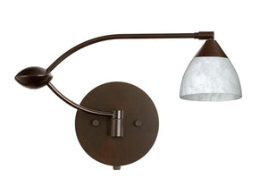 Besa - 1WU-185819-BR - One Light Swing Arm Wall Sconce - Divi