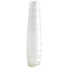Load image into Gallery viewer, Cyan - 01675 - Vase - White Matt Stripe