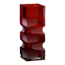 Load image into Gallery viewer, Cyan - 01823 - Vase - Ruby Etched