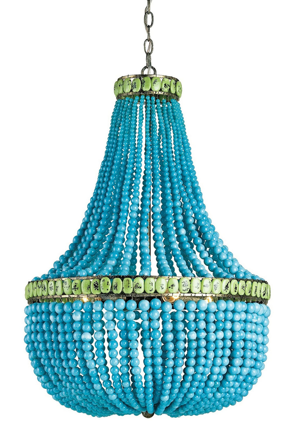Currey and Company - 9770 - Three Light Chandelier - Marjorie Skouras