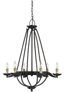 Cal Lighting - FX-3511/6 - Six Light Chandelier - Mojave