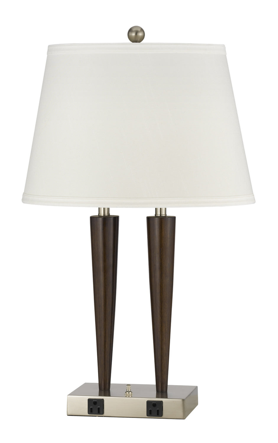 Cal Lighting - LA-2025DK-2RBW - Two Light Table Lamp - Hotel