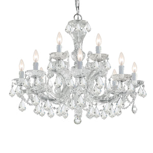 Crystorama - 4479-CH-CL-S - 12 Light Chandelier - Maria Theresa