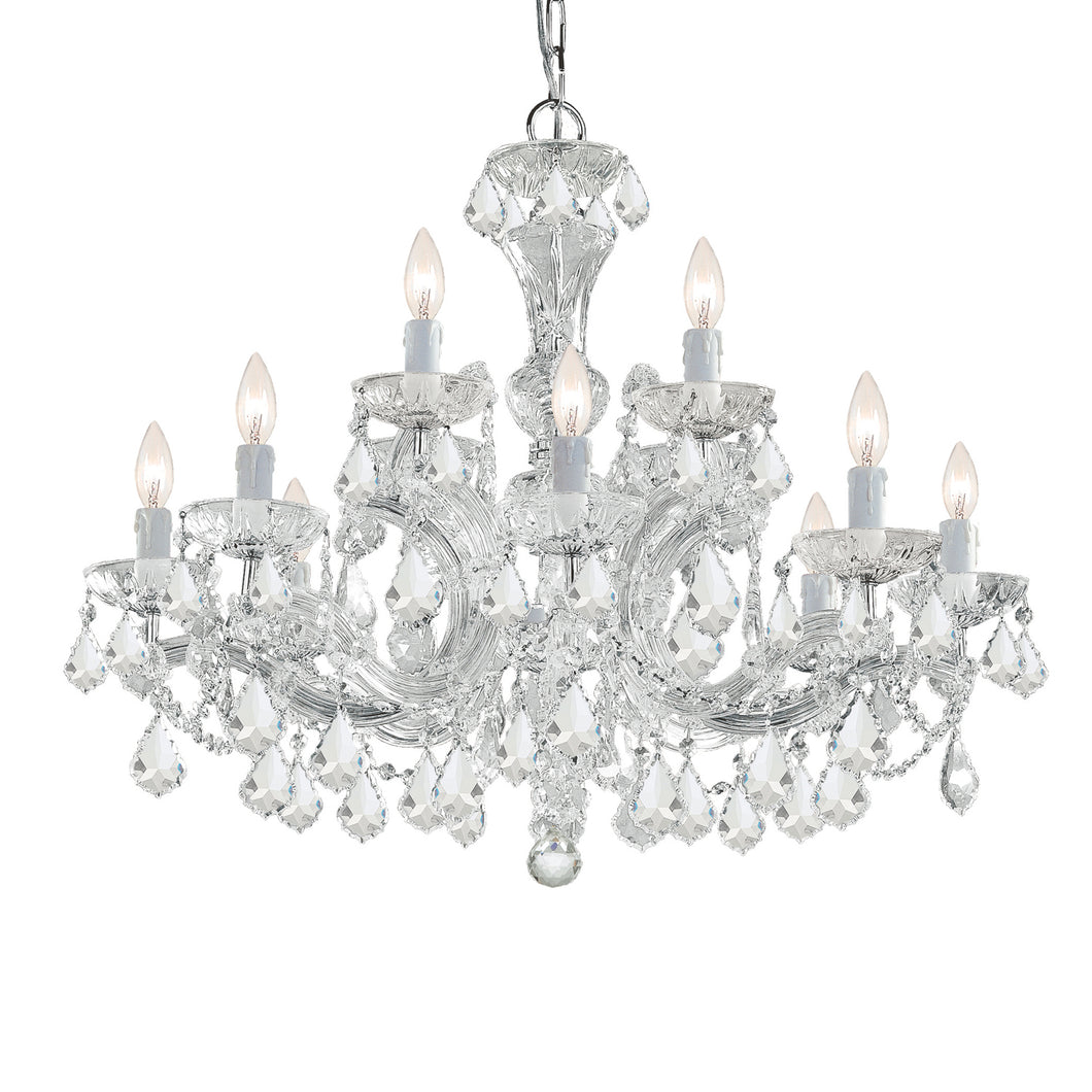 Crystorama - 4479-CH-CL-S - 12 Light Chandelier - Maria Theresa