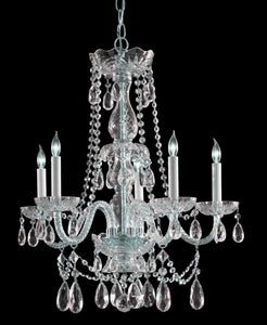 Crystorama - 1125-CH-CL-SAQ - Five Light Chandelier - Traditional Crystal