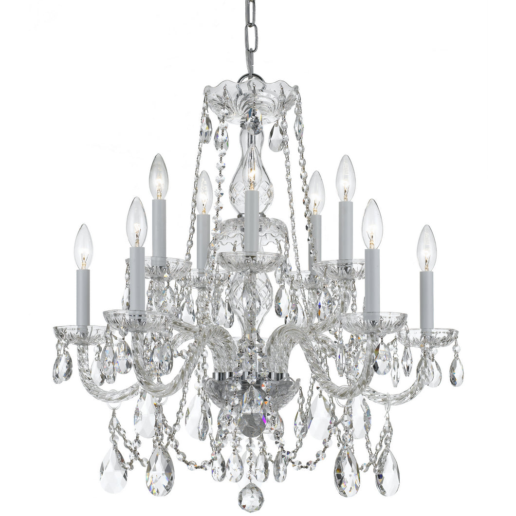 Crystorama - 1130-CH-CL-S - Ten Light Chandelier - Traditional Crystal
