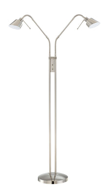 Kendal Lighting - FL4048-2-PN - Two Light Floor Lamp - Floor Lamp