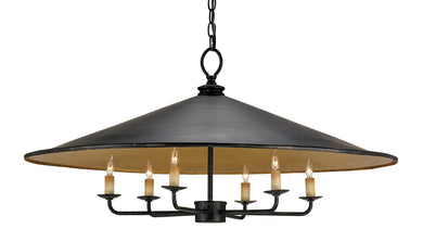 Currey and Company - 9873 - Six Light Chandelier - Brussels