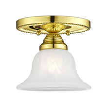 Load image into Gallery viewer, Livex Lighting - 1530-02 - One Light Ceiling Mount - Edgemont