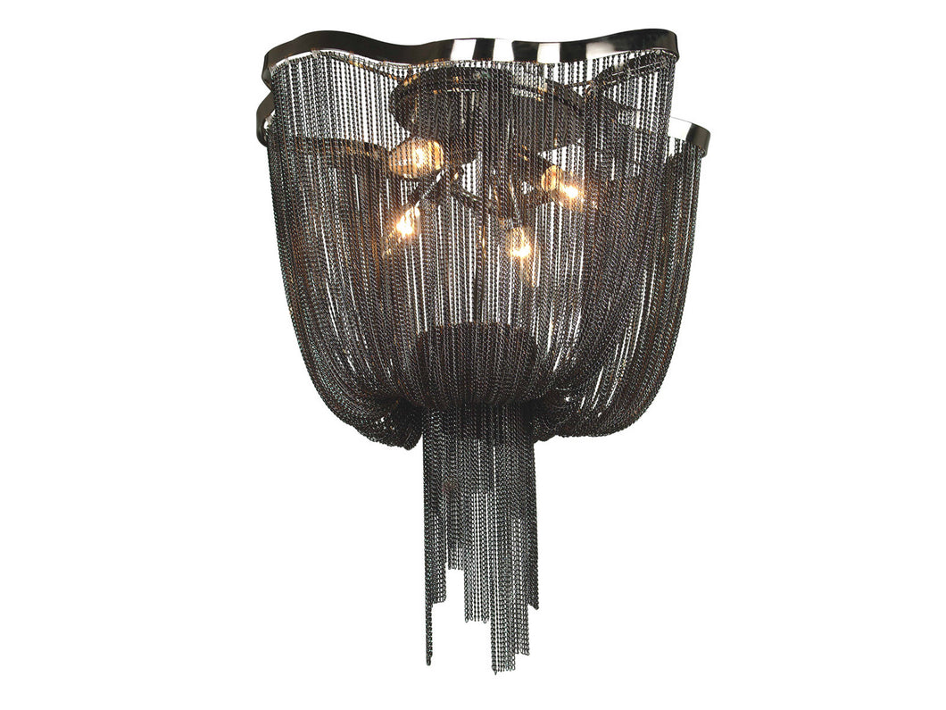 Avenue Lighting - HF1403-BLK - Four Light Flush Mount - Mullholand Dr.
