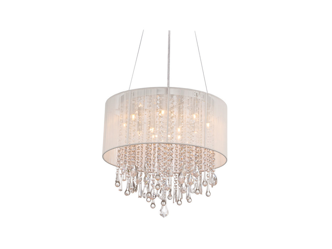 Avenue Lighting - HF1502-WHT - 12 Light Dual Mount/Flush & Hanging - Beverly Dr.