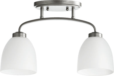 Quorum - 3260-2-64 - Two Light Ceiling Mount - Reyes