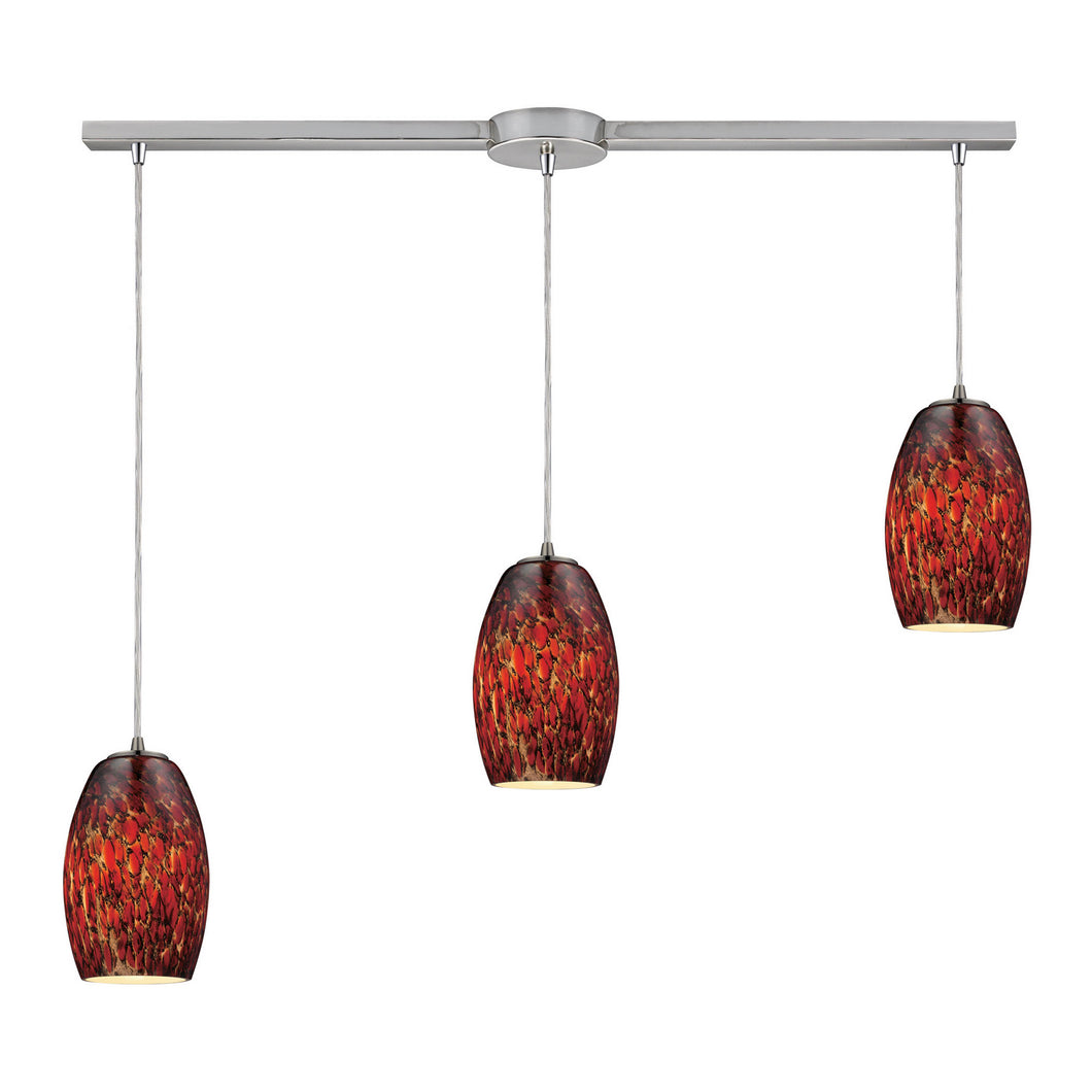 Elk Lighting - 10220/3L-EMB - Three Light Pendant - Maui