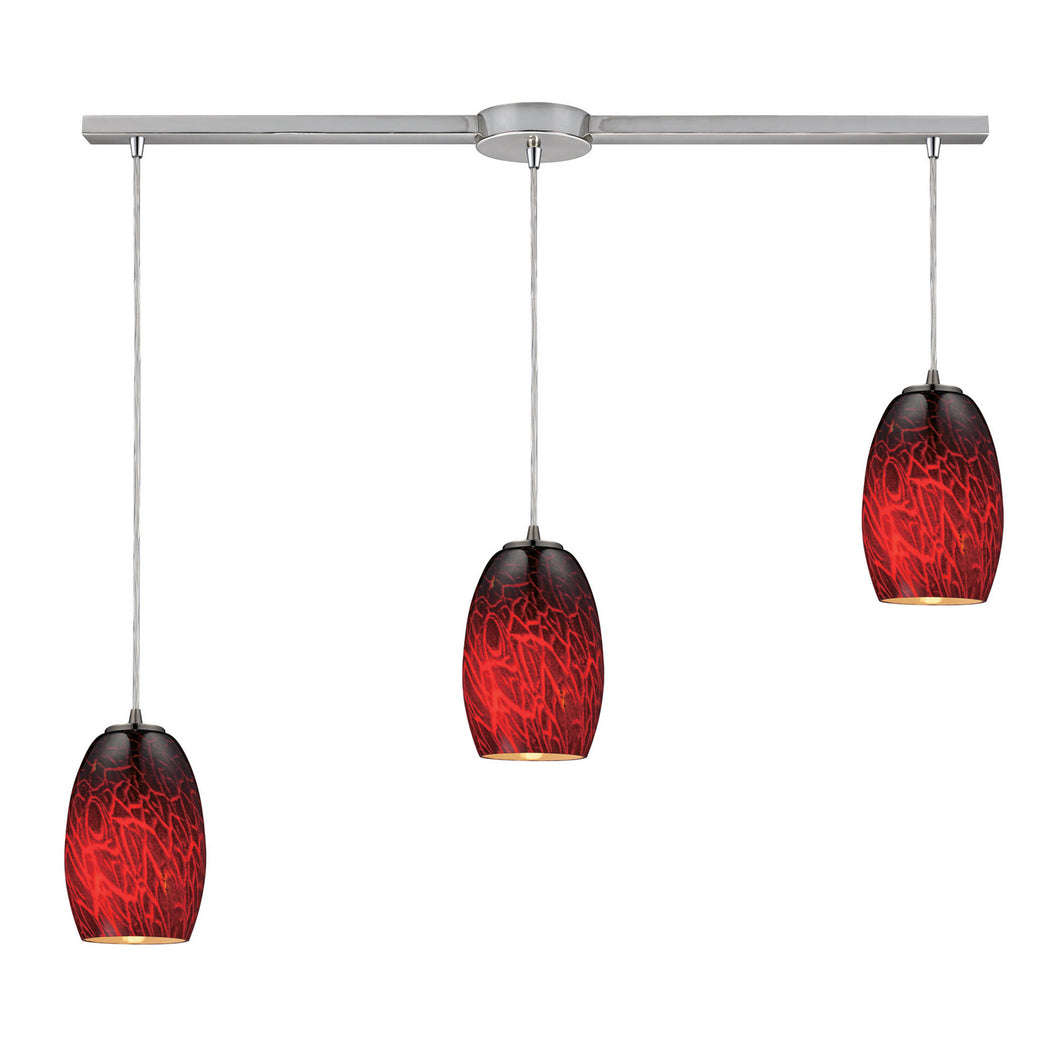 Elk Lighting - 10220/3L-FBR - Three Light Mini Pendant - Maui