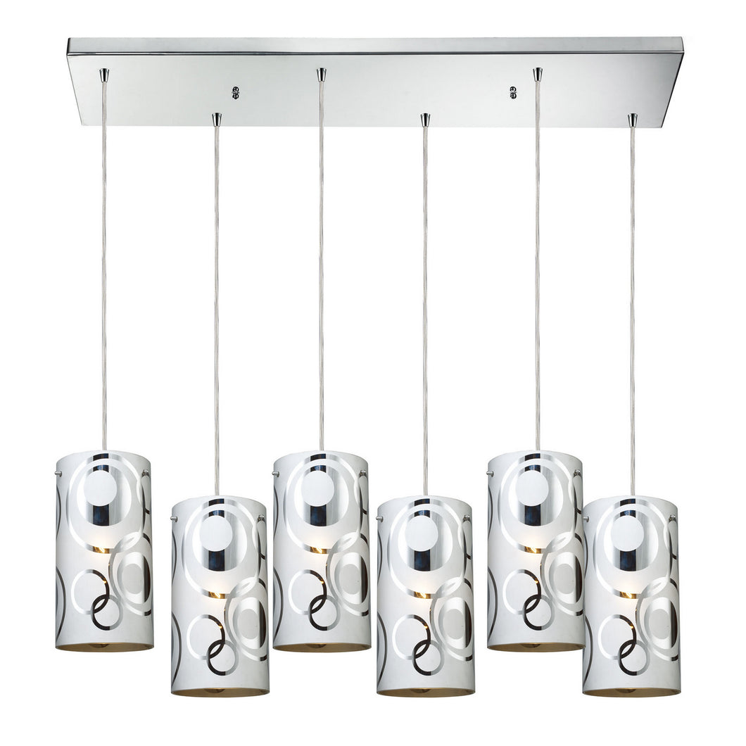 Elk Lighting - 31076/6RC - Six Light Mini Pendant - Chromia