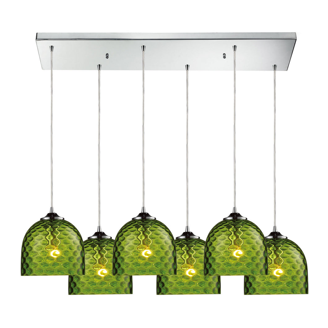 Elk Lighting - 31080/6RC-GRN - Six Light Mini Pendant - Viva