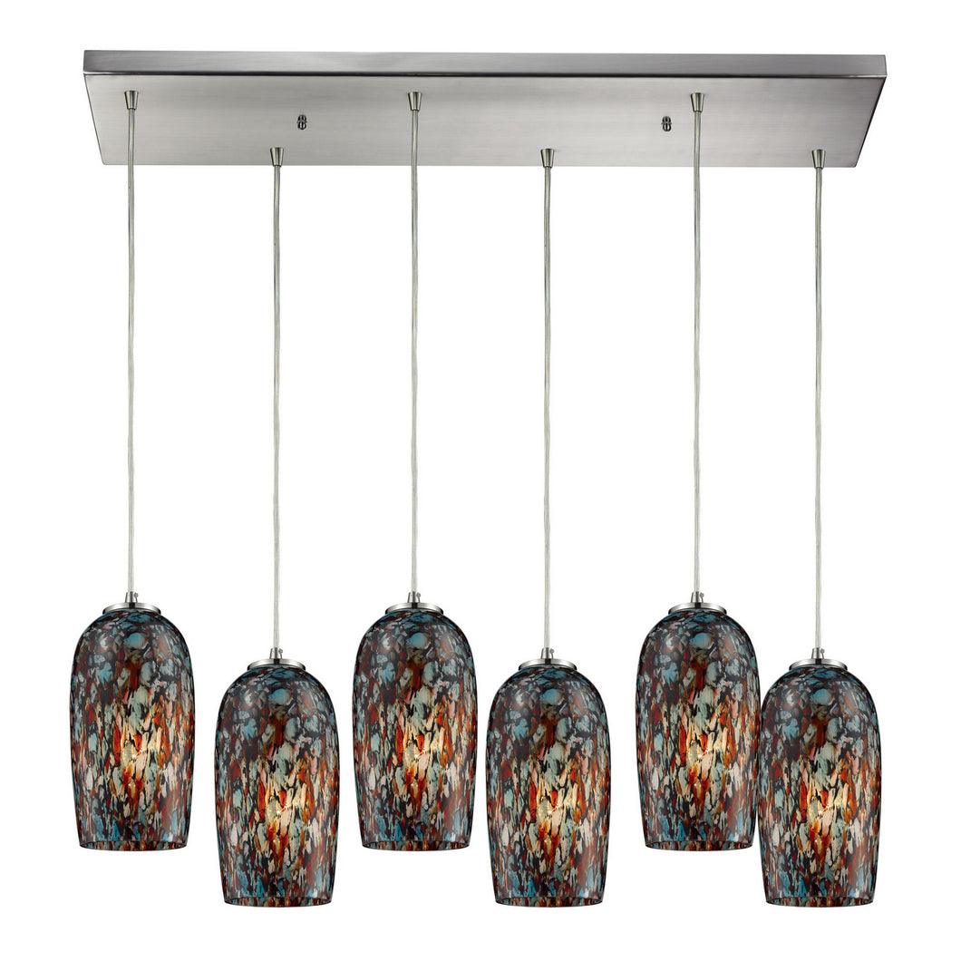 Elk Lighting - 31147/6RC - Six Light Mini Pendant - Collage