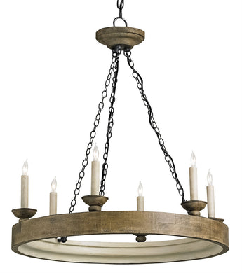 Currey and Company - 9972 - Six Light Chandelier - Beachhouse