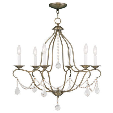 Livex Lighting - 6426-01 - Six Light Chandelier - Chesterfield