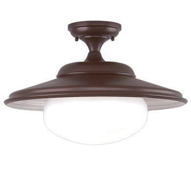 Hudson Valley - 9109-OB - One Light Semi Flush Mount - Independence