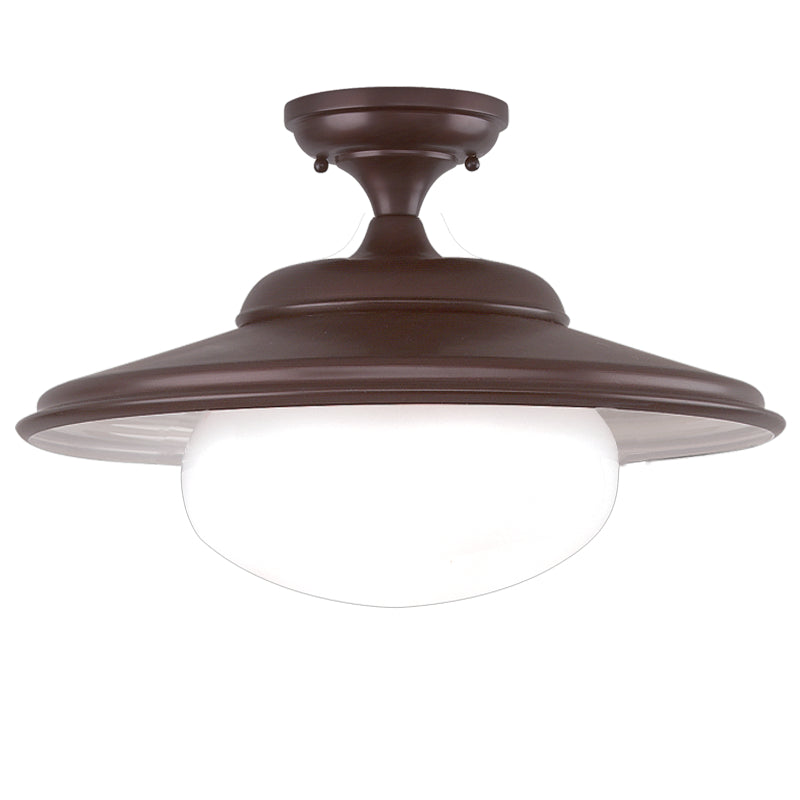 Hudson Valley - 9109-OB - One Light Semi Flush Mount - Independence