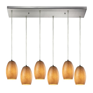 Elk Lighting - 10330/6RC-TB - Six Light Mini Pendant - Andover