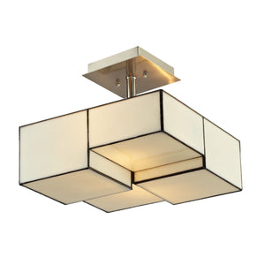 Elk Lighting - 72061-2 - Two Light Semi Flush Mount - Cubist