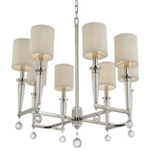 Load image into Gallery viewer, Crystorama - 8108-PN - Eight Light Chandelier - Paxton