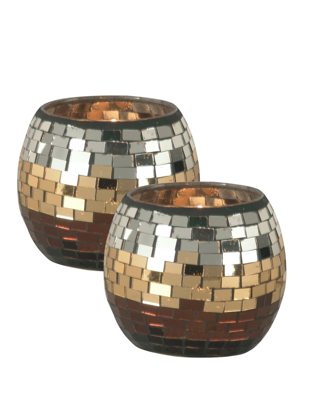 Dale Tiffany - AV10725 - Candleholder - Copper/Gold/Silver