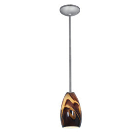 Access - 28012-1R-BS/ICA - One Light Pendant - Champagne