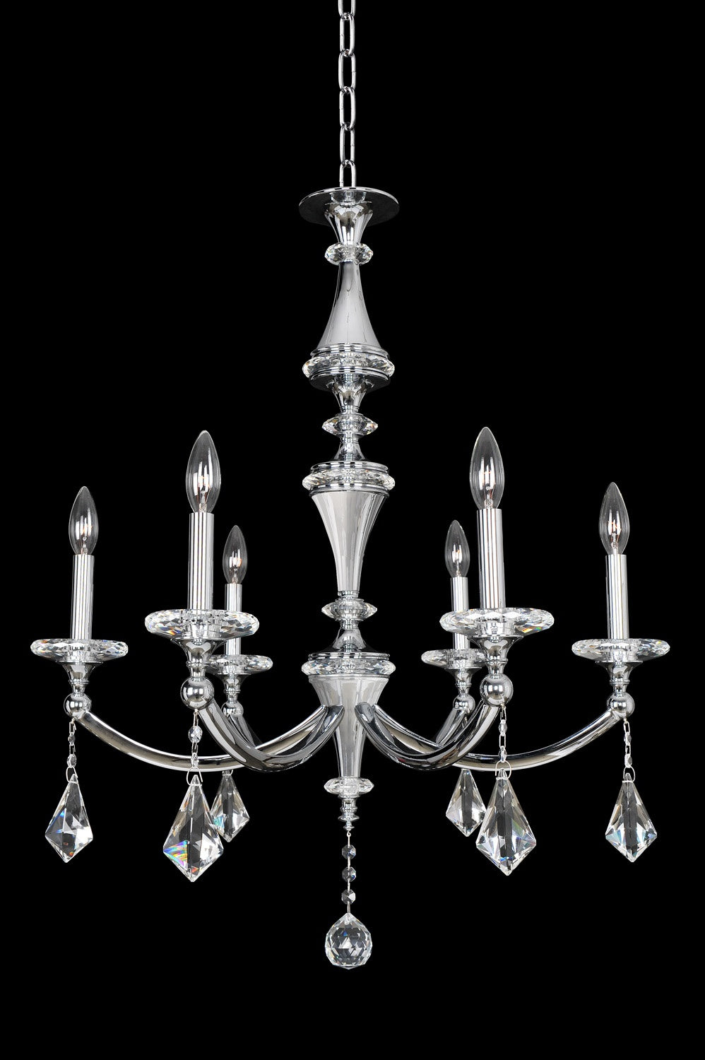Allegri - 012171-010-FR001 - Six Light Chandelier - Floridia