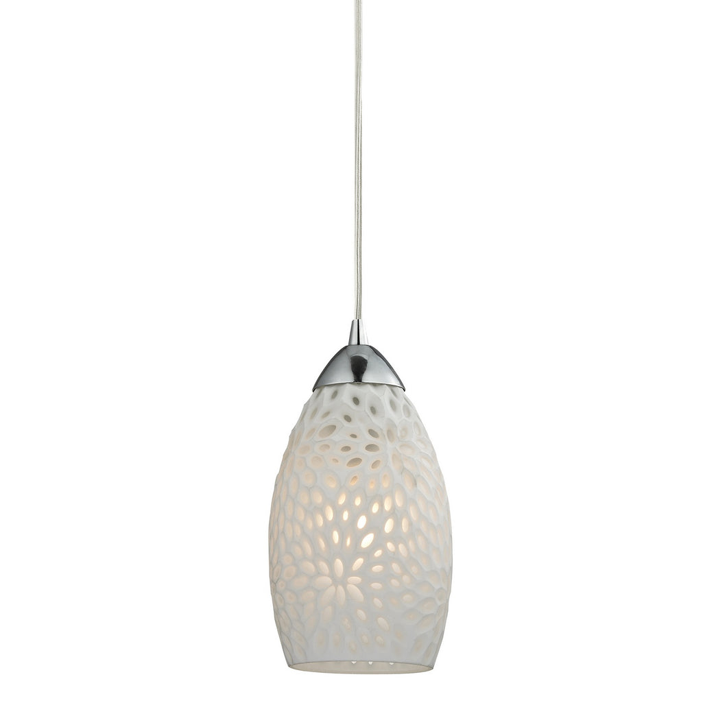 Elk Lighting - 10245/1 - One Light Mini Pendant - Etched Glass