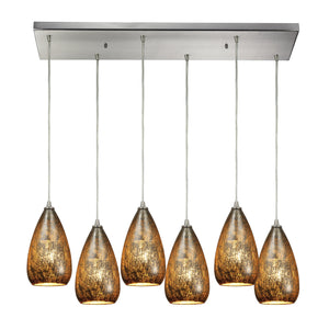 Elk Lighting - 10254/6RC - Six Light Pendant - Karma