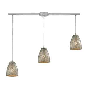 Elk Lighting - 10465/3L-SVF - Three Light Mini Pendant - Fissure