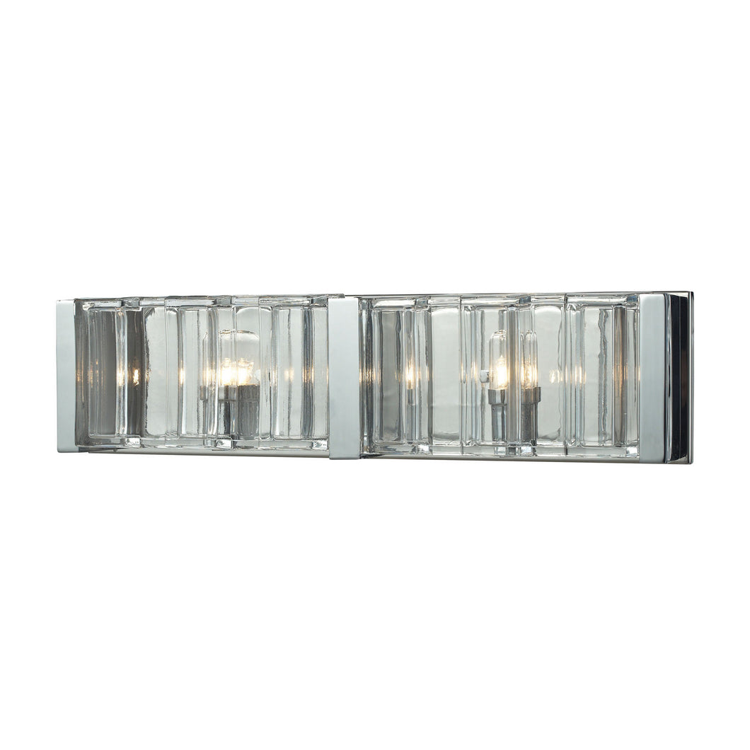 Elk Lighting - 11516/2 - Two Light Vanity - Corrugated Glass