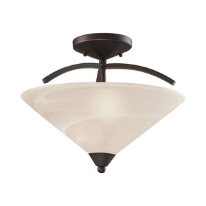 Elk Lighting - 1743/2 - Two Light Semi Flush Mount - Elysburg