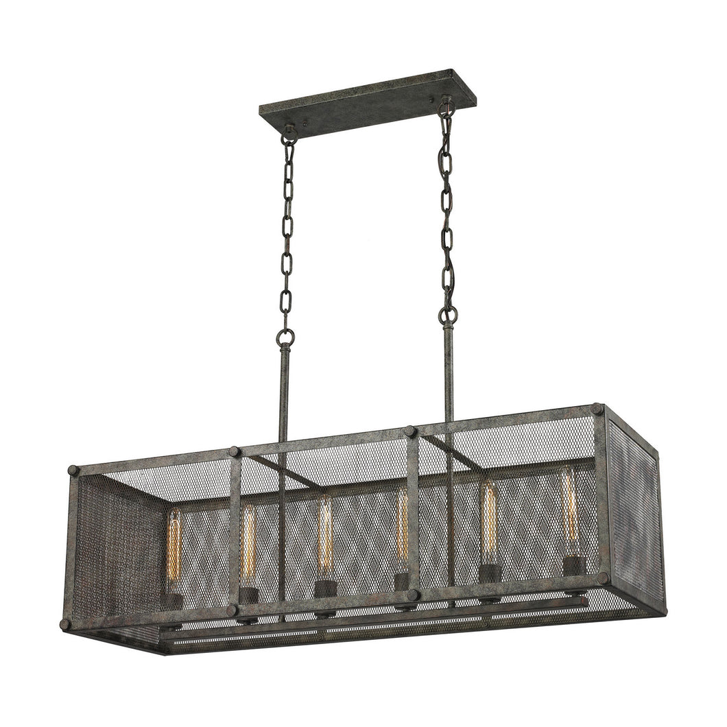 Elk Lighting - 31511/6 - Six Light Island Pendant - Perry