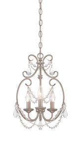 Designers Fountain - 6205-AP - Three Light Mini Chandelier - Dahlia