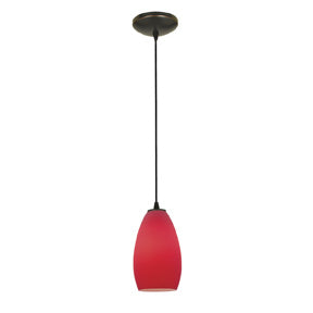 Access - 28012-1C-ORB/RED - One Light Pendant - Champagne