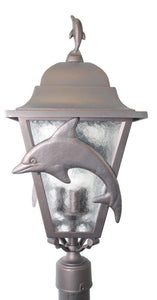 Melissa Lighting - DL1790 - Outdoor Post Lantern - Dolphin Series