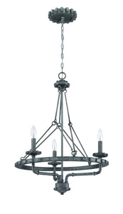 Craftmade - 38633-AGV - 3 Light Foyer Chandelier - Prime