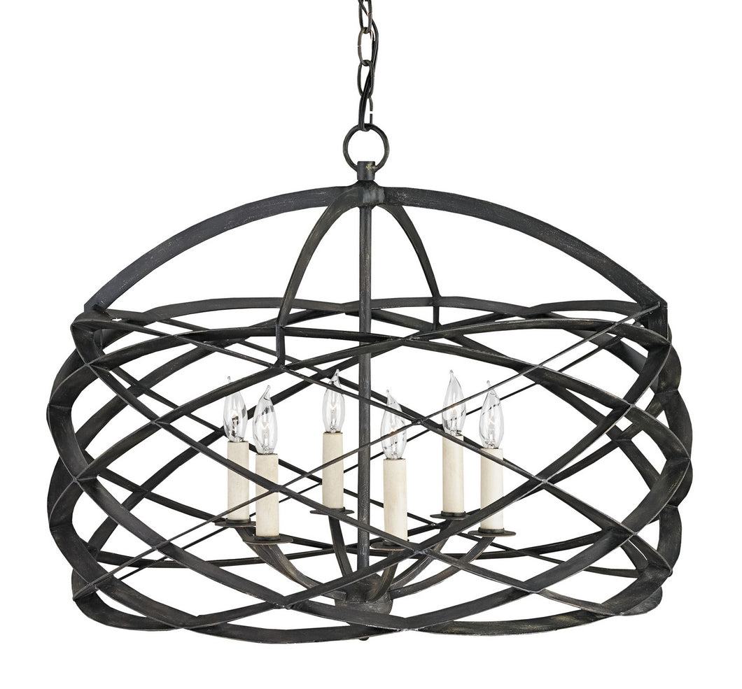 Currey and Company - 9729 - Six Light Chandelier - Horatio