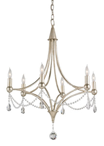 Currey and Company - 9831 - Six Light Chandelier - Etiquette