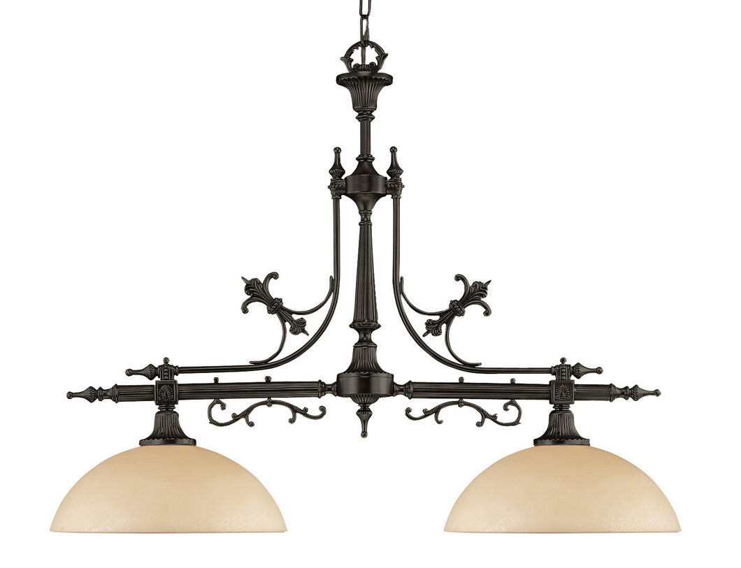 Crystorama - 1392-VB - Two Light Chandelier - Hot Deal