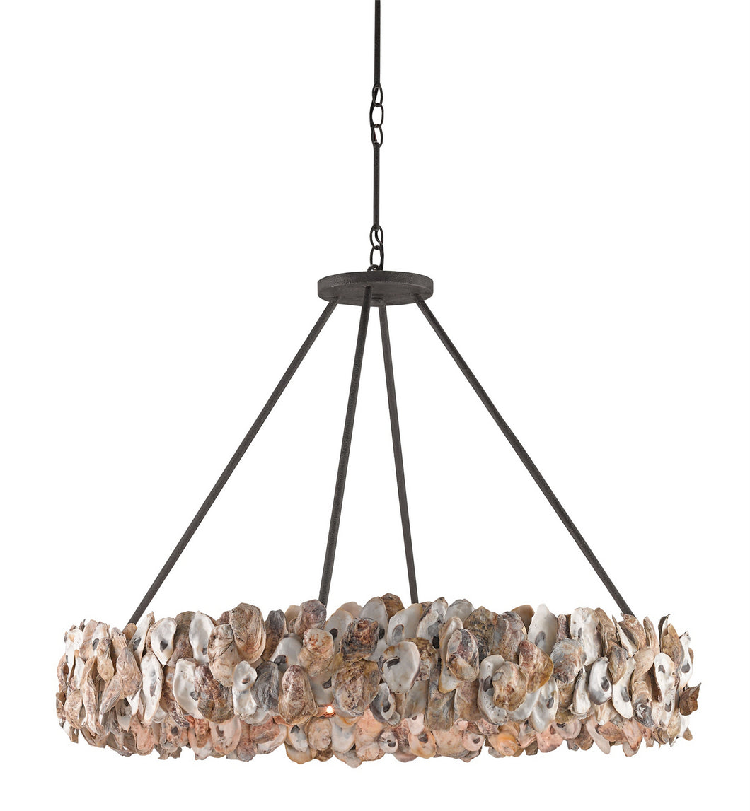 Currey and Company - 9672 - Eight Light Chandelier - Oyster