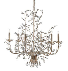 Currey and Company - 9973 - Six Light Chandelier - Crystal