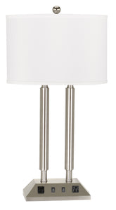 Cal Lighting - LA-2004DK-1RBS - Two Light Table Lamp - Hotel