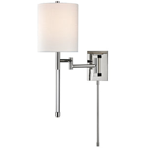 Hudson Valley - 9421-PN - One Light Wall Sconce - Englewood