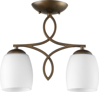 Quorum - 3212-2-186 - Two Light Ceiling Mount - Willingham